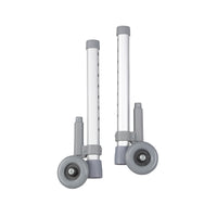 Rear Glide Walker Brakes with 3" Wheels, 1 Pair - Discount Homecare & Mobility Products