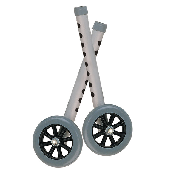 Extended Height Walker Wheels and Legs Combo Pack, 5" Wheels, 1 Pair - Discount Homecare & Mobility Products