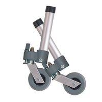 Locking Swivel Walker Wheels with Two Sets of Rear Glides - Discount Homecare & Mobility Products