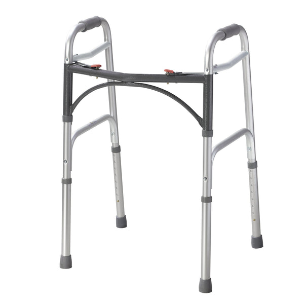 Deluxe Two Button Folding Walker - Discount Homecare & Mobility Products