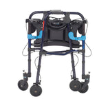 Clever Lite Walker Rollator, Junior, 5" Wheels, Flame Blue - Discount Homecare & Mobility Products