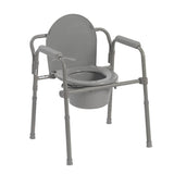Steel Folding Bedside Commode - Discount Homecare & Mobility Products