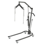 Hydraulic Patient Lift with Six Point Cradle, 3" Casters, Silver Vein - Discount Homecare & Mobility Products