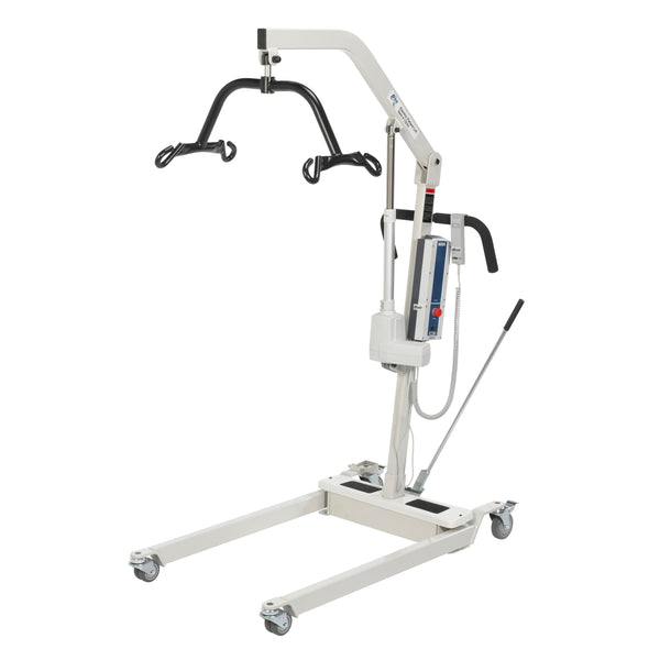 Bariatric Battery Powered Electric Patient Lift with Four Point Cradle and Rechargeable, Removable Battery, with Wall Mount - Discount Homecare & Mobility Products