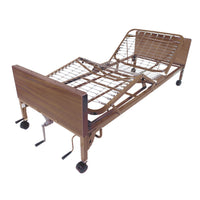 Multi Height Manual Hospital Bed with Full Rails - Discount Homecare & Mobility Products