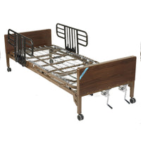 Multi Height Manual Hospital Bed with Half Rails - Discount Homecare & Mobility Products