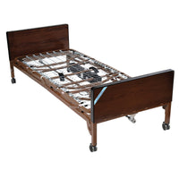 Delta Ultra Light Semi Electric Hospital Bed with Full Rails and Foam Mattress - Discount Homecare & Mobility Products