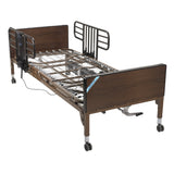 No Gap Half Length Side Bed Rails with Brown Vein Finish, 1 Pair - Discount Homecare & Mobility Products