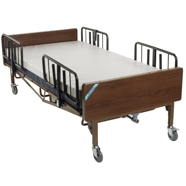 Full Electric Heavy Duty Bariatric Hospital Bed, with Mattress and 1 Set of T Rails - Discount Homecare & Mobility Products