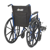 Blue Streak Wheelchair with Flip Back Desk Arms, Elevating Leg Rests, 18" Seat - Discount Homecare & Mobility Products