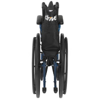 Blue Streak Wheelchair with Flip Back Desk Arms, Swing Away Footrests, 20" Seat - Discount Homecare & Mobility Products