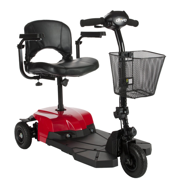 Bobcat X3 Compact Transportable Power Mobility Scooter, 3 Wheel, Red - Discount Homecare & Mobility Products