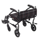 Fly Lite Ultra Lightweight Transport Wheelchair, Black - Discount Homecare & Mobility Products
