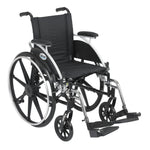 Viper Wheelchair with Flip Back Removable Arms, Desk Arms, Swing away Footrests, 12" Seat - Discount Homecare & Mobility Products