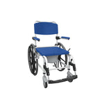 Aluminum Shower Mobile Commode Transport Chair - Discount Homecare & Mobility Products