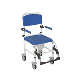 Aluminum Shower Commode Transport Chair - Discount Homecare & Mobility Products