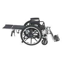 Viper Plus Light Weight Reclining Wheelchair with Elevating Leg Rests and Flip Back Detachable Arms, 14" Seat - Discount Homecare & Mobility Products