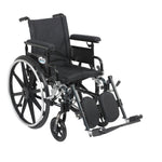 Viper Plus GT Wheelchair with Flip Back Removable Adjustable Full Arms, Elevating Leg Rests, 16" Seat - Discount Homecare & Mobility Products