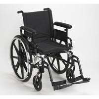 Viper Plus GT Wheelchair with Flip Back Removable Adjustable Full Arms, Swing away Footrests, 16" Seat - Discount Homecare & Mobility Products