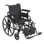 Viper Plus GT Wheelchair with Flip Back Removable Adjustable Full Arms, Elevating Leg Rests, 18" Seat - Discount Homecare & Mobility Products