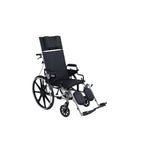 Viper Plus GT Full Reclining Wheelchair, Detachable Desk Arms, 18" Seat - Discount Homecare & Mobility Products