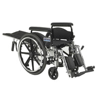 Viper Plus GT Full Reclining Wheelchair, Detachable Full Arms, 18" Seat - Discount Homecare & Mobility Products
