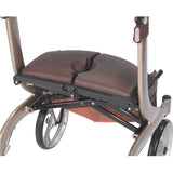 Nitro DLX Euro Style Rollator Rolling Walker, Champagne - Discount Homecare & Mobility Products