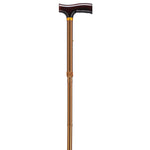Lightweight Adjustable Folding Cane with T Handle, Bronze - Discount Homecare & Mobility Products