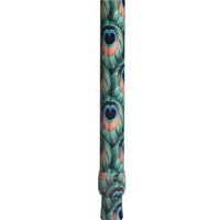 Lightweight Adjustable Folding Cane with T Handle, Peacock - Discount Homecare & Mobility Products