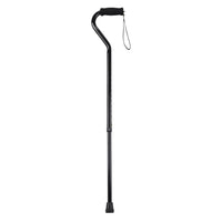Foam Grip Offset Handle Walking Cane, Black - Discount Homecare & Mobility Products