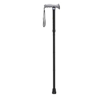 Adjustable Lightweight Folding Cane with Gel Hand Grip, Black - Discount Homecare & Mobility Products
