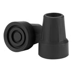 Crutch Tips, 7/8", Black, 1 Pair - Discount Homecare & Mobility Products