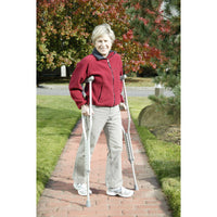 Walking Crutches with Underarm Pad and Handgrip, Tall Adult, 1 Pair - Discount Homecare & Mobility Products