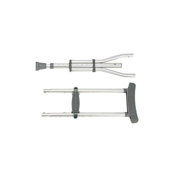 Knock Down Universal Aluminum Crutches, 1 Pair - Discount Homecare & Mobility Products
