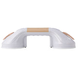 Suction Cup Grab Bar, 12", White and Beige - Discount Homecare & Mobility Products