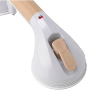 Suction Cup Grab Bar, 12", White and Beige - Discount Homecare & Mobility Products