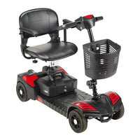 Scout Compact Travel Power Scooter, 4 Wheel, Extended Battery - Discount Homecare & Mobility Products