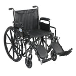 Silver Sport 2 Wheelchair, Detachable Desk Arms, Elevating Leg Rests, 20" Seat - Discount Homecare & Mobility Products