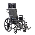 Sentra Reclining Wheelchair, Detachable Desk Arms, 22" Seat - Discount Homecare & Mobility Products
