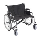 Sentra EC Heavy Duty Extra Wide Wheelchair, Detachable Desk Arms, 28" Seat - Discount Homecare & Mobility Products