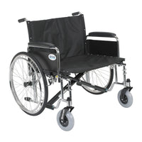 Sentra EC Heavy Duty Extra Wide Wheelchair, Detachable Full Arms, 28" Seat - Discount Homecare & Mobility Products