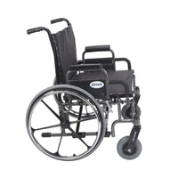 Sentra Extra Wide Heavy Duty Wheelchair, Detachable Desk Arms, 30" Seat - Discount Homecare & Mobility Products