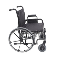 Sentra Extra Wide Heavy Duty Wheelchair, Detachable Desk Arms, 30" Seat - Discount Homecare & Mobility Products