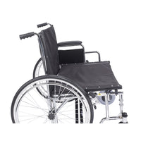 Sentra EC Heavy Duty Extra Wide Wheelchair, Detachable Desk Arms, 30" Seat - Discount Homecare & Mobility Products