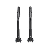 Adjustable Universal Wheelchair Anti Tipper with Wheels, Black, 1 Pair - Discount Homecare & Mobility Products