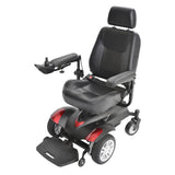 Titan Transportable Front Wheel Power Wheelchair, Full Back Captain's Seat, 16" x 18" - Discount Homecare & Mobility Products
