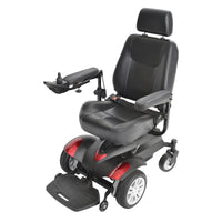 Titan X23 Front Wheel Power Wheelchair, Full Back Captain's Seat, 18" x 16" - Discount Homecare & Mobility Products