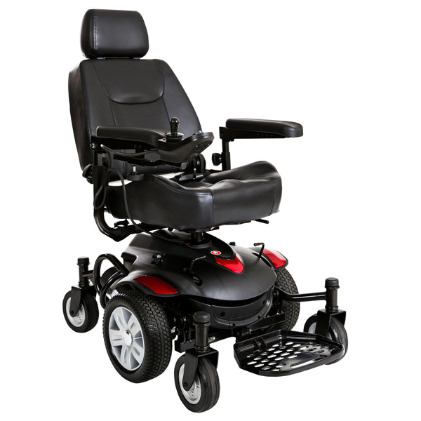 Titan AXS Mid-Wheel Power Wheelchair, 18"x18" Captain Seat - Discount Homecare & Mobility Products
